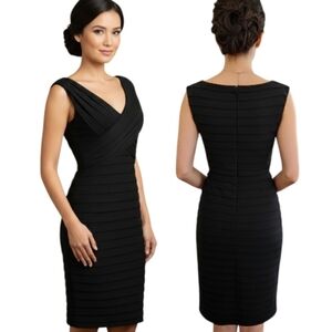 XSCAPE Tiered Bodycon Bandage Cocktail Dress - Size 8